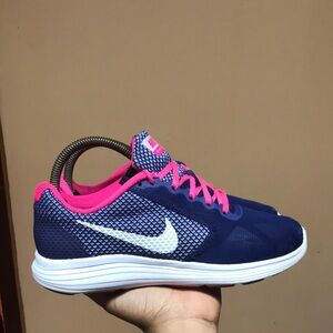 Nike Revolution 3 Womens Athletic Sneakers “Purple/Pink/White”